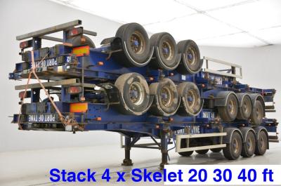 SDC Stack 4 x skelet: 20-30-40 ft